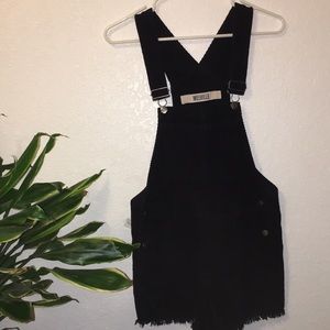 Brandy Melville corduroy overall shorts